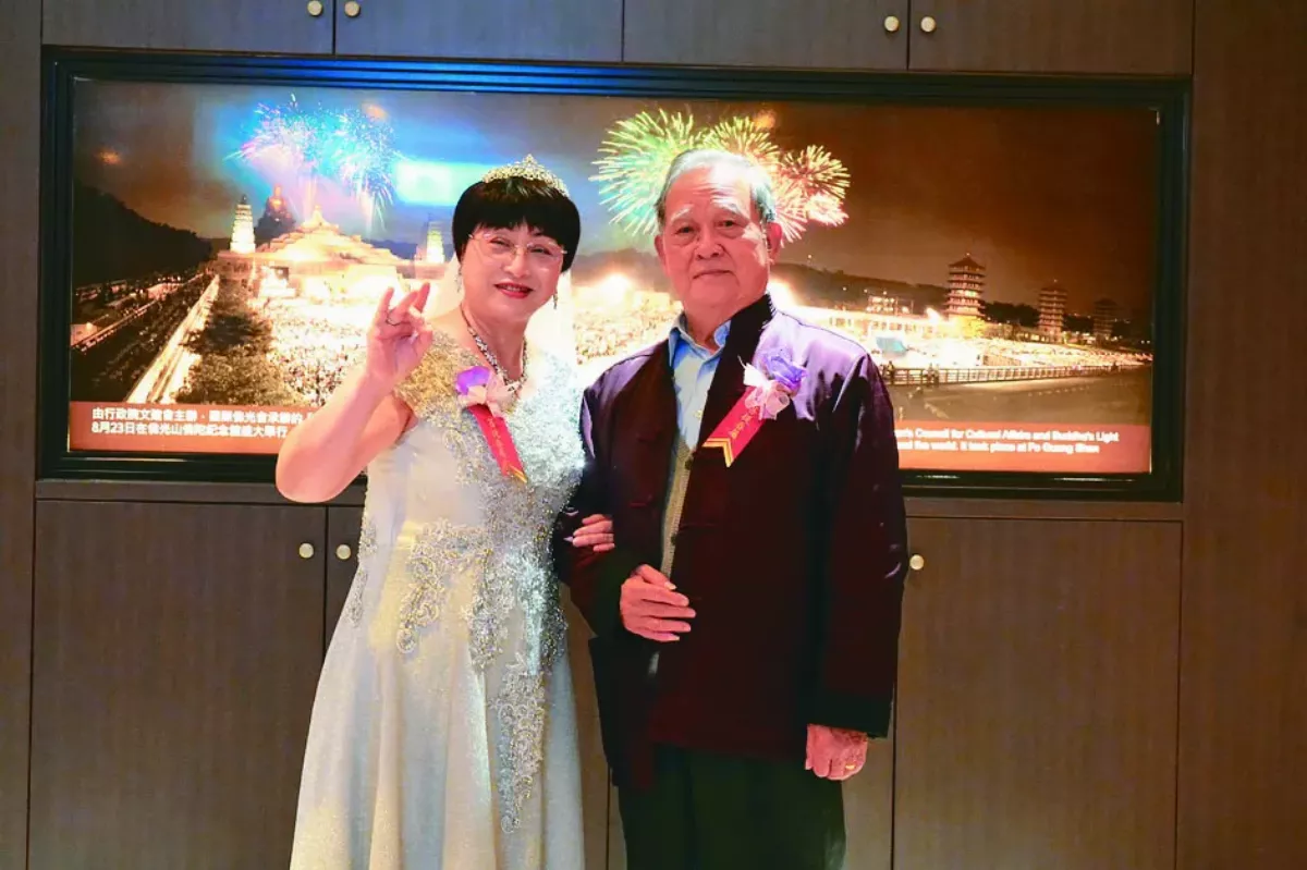 菩提眷屬慶金婚 披頭紗圓夢