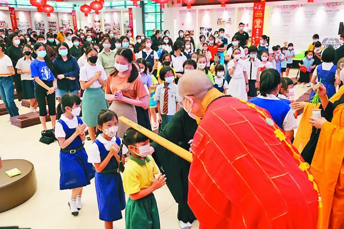 新加坡佛光山入學禮 啟迪智慧