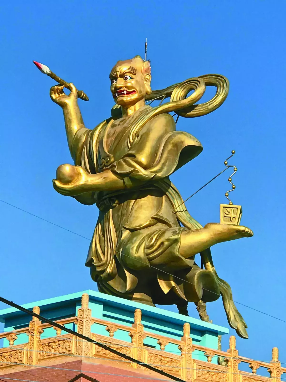 明聖宮16公尺魁星爺 考生守護神