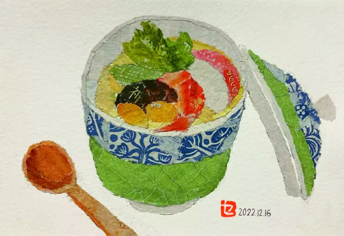 9旬嬤撕紙貼繪 走出喪夫痛
