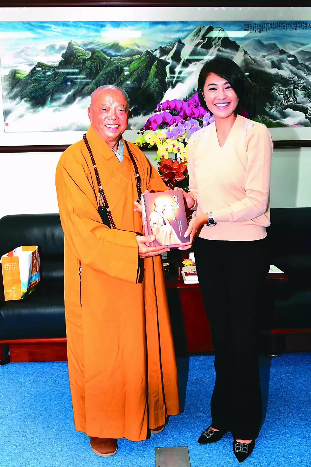 佛光山清德寺 拜會南投縣政府