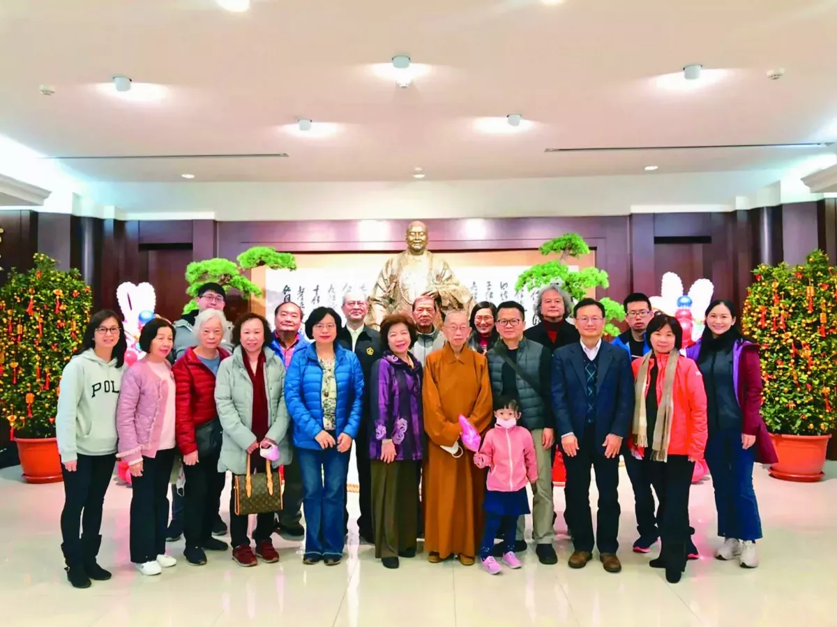 楊朝祥佛光山行春 肯定教育功能