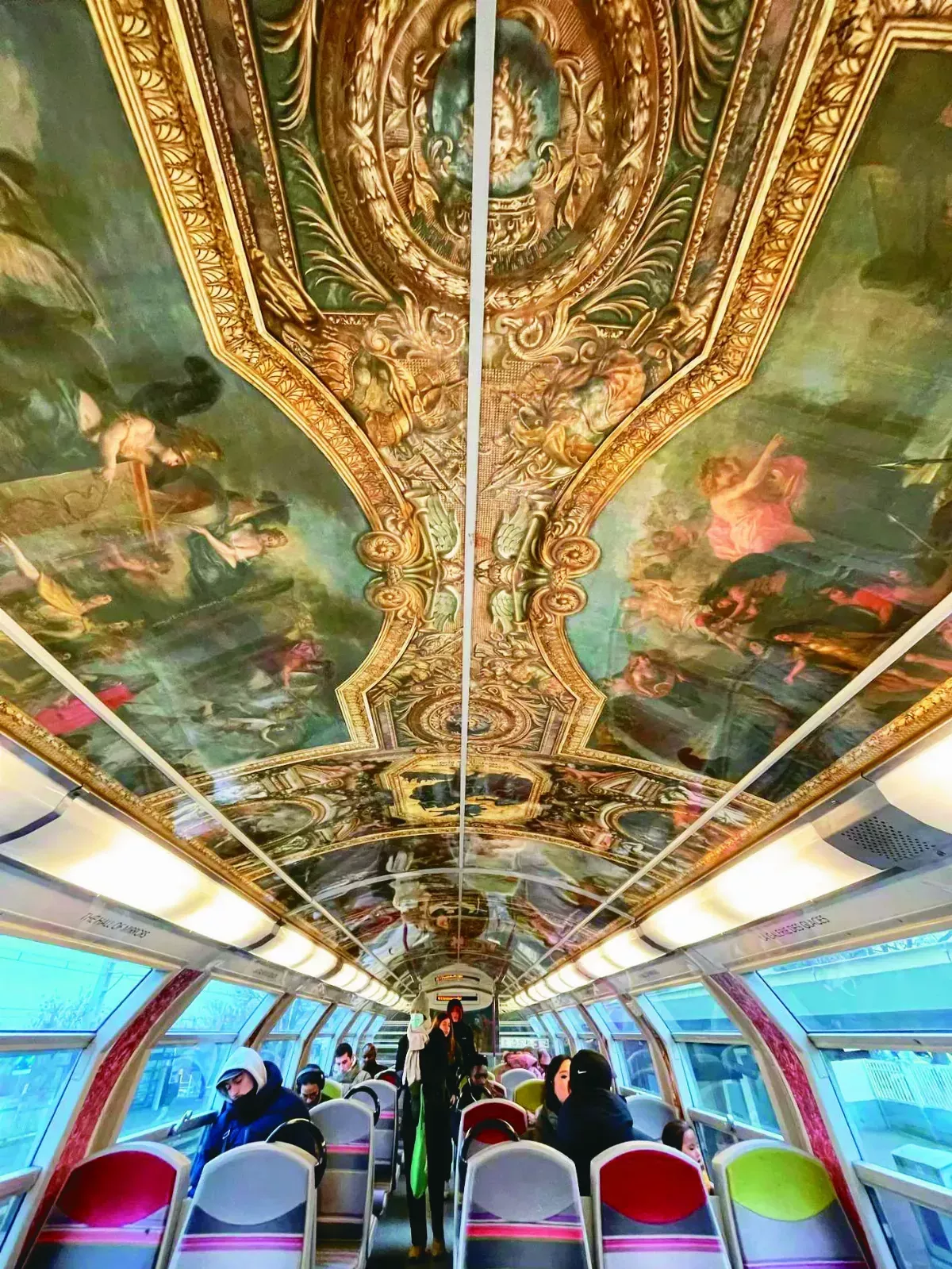 凡爾賽宮壁畫列車