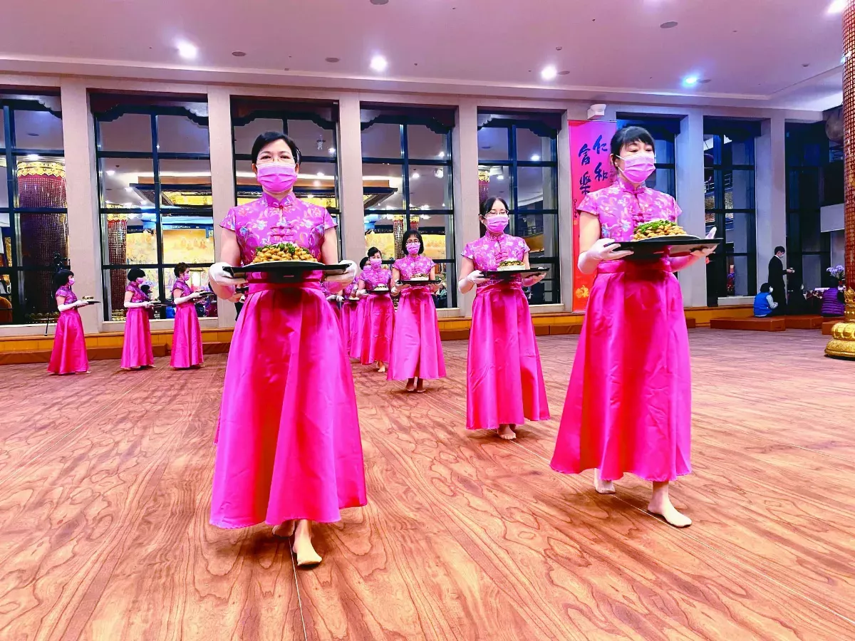 台北道場、蘭陽別院 供佛齋天培福