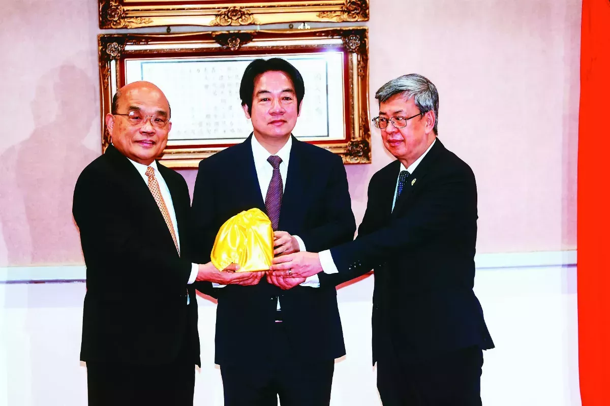 人生最後政務公職  陳揆上任： 全力以赴 475 天