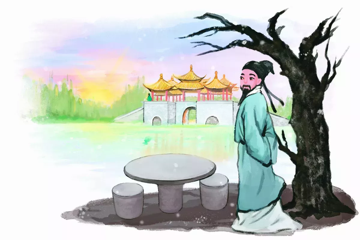 【唐詩小學堂】宋之問〈苑中遇雪應制〉