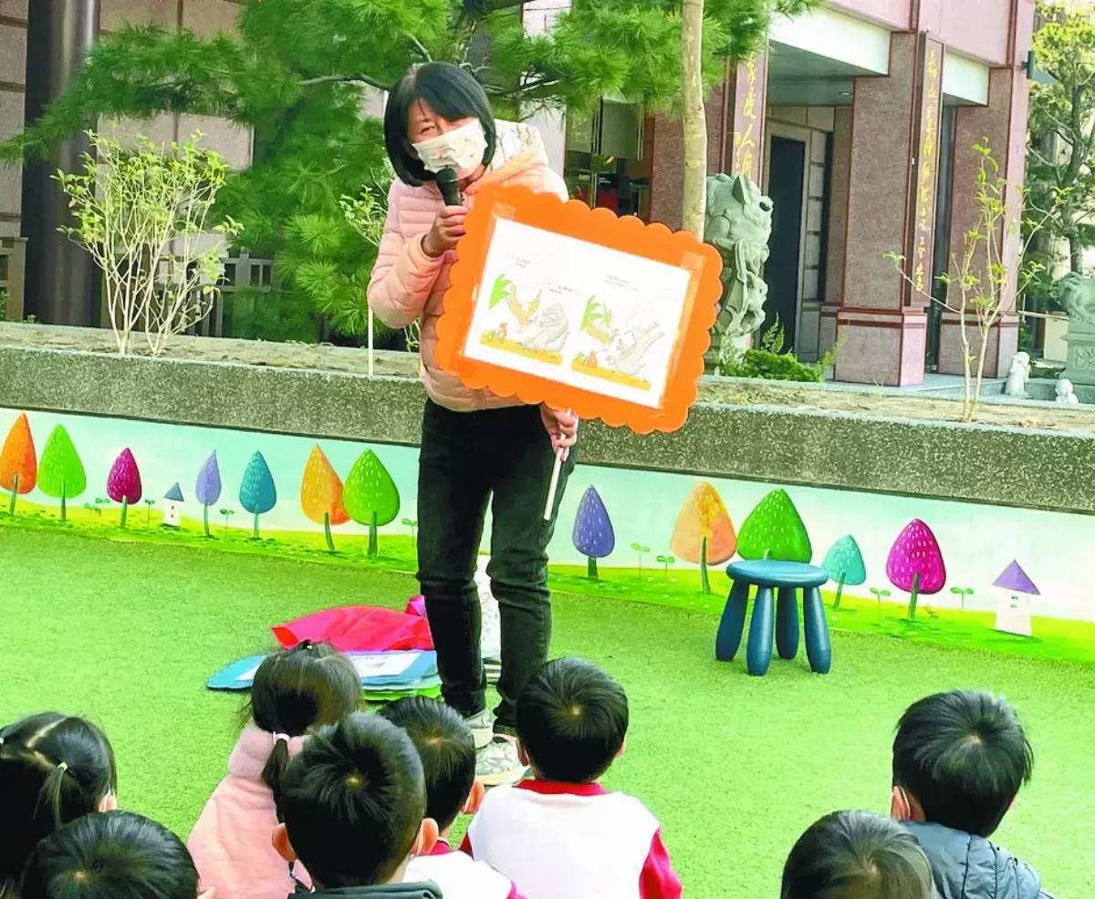 台南市長夫人說故事 傳遞三好