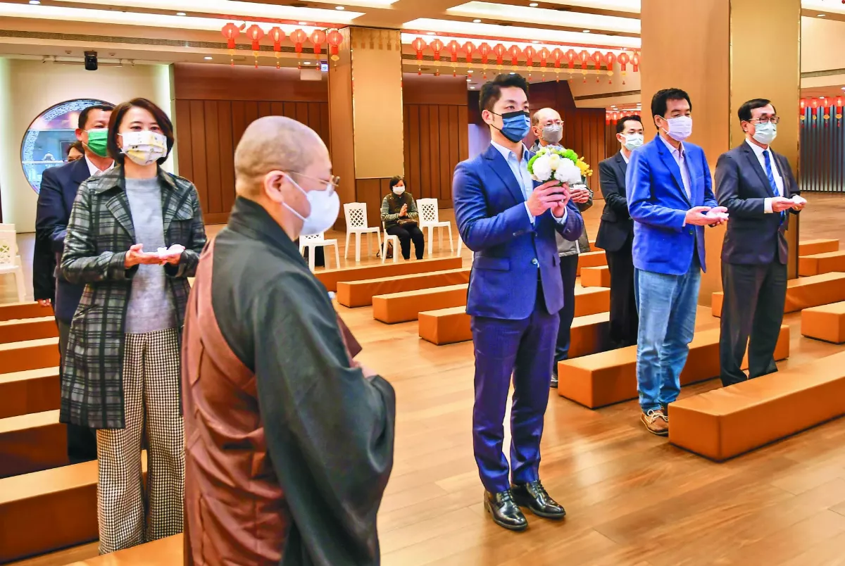 憶師行誼  各界緬懷追悼 蔣萬安率北市府團隊 緬懷大師