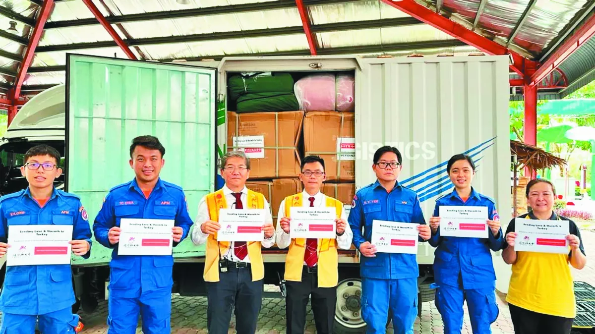 大馬佛光山專機 物資急送土耳其