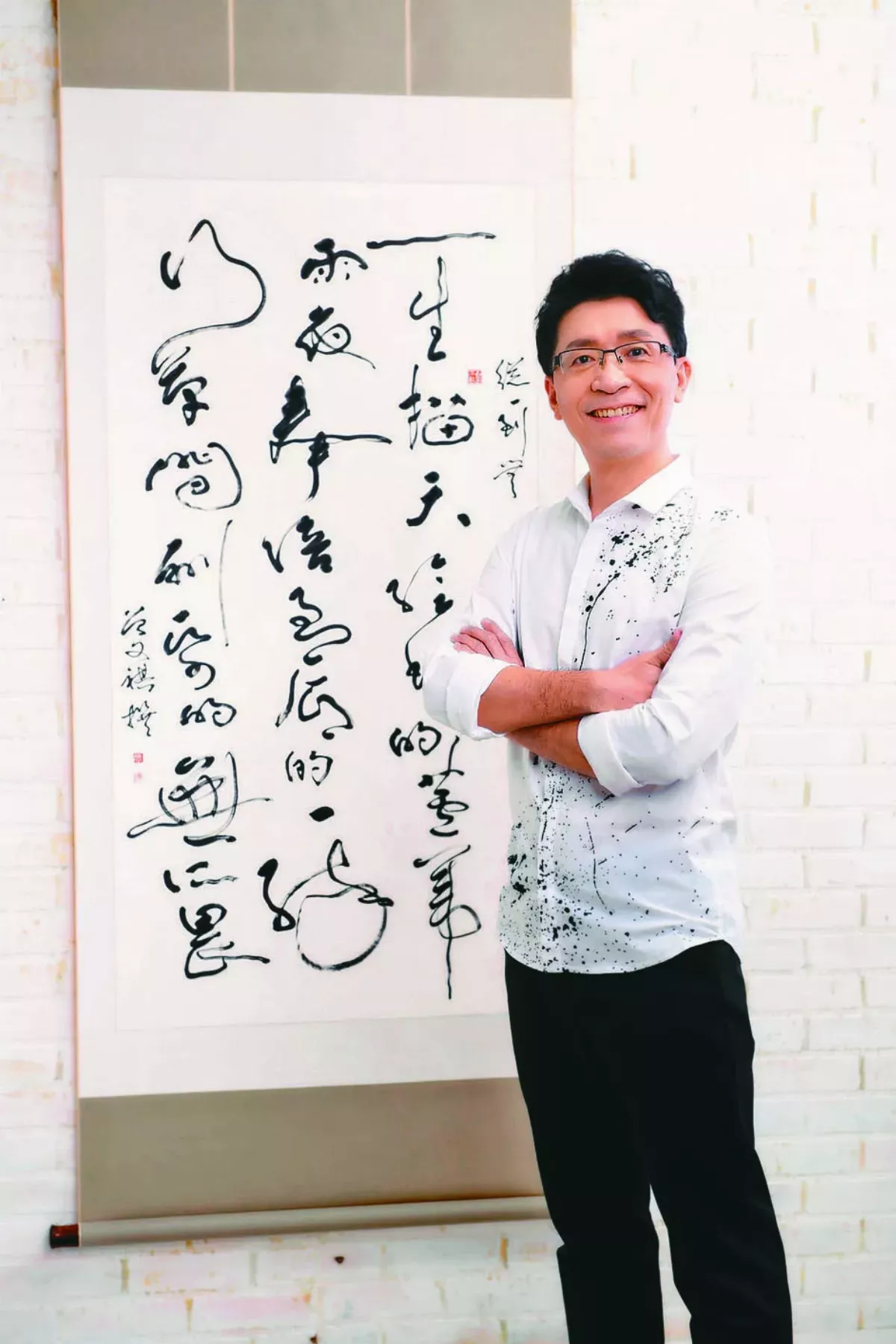 運動書法家曾文祺  跑出文字生命力