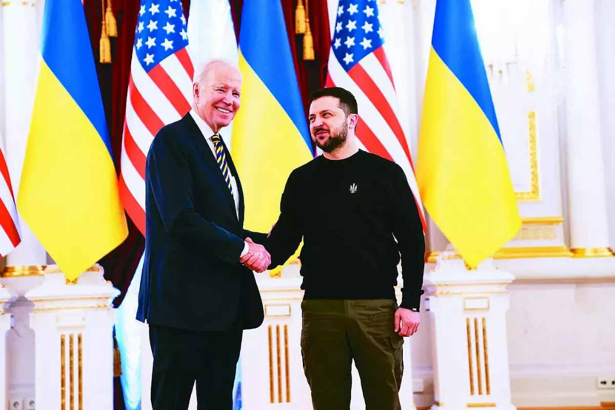 拜登突訪烏克蘭 會面澤倫斯基
