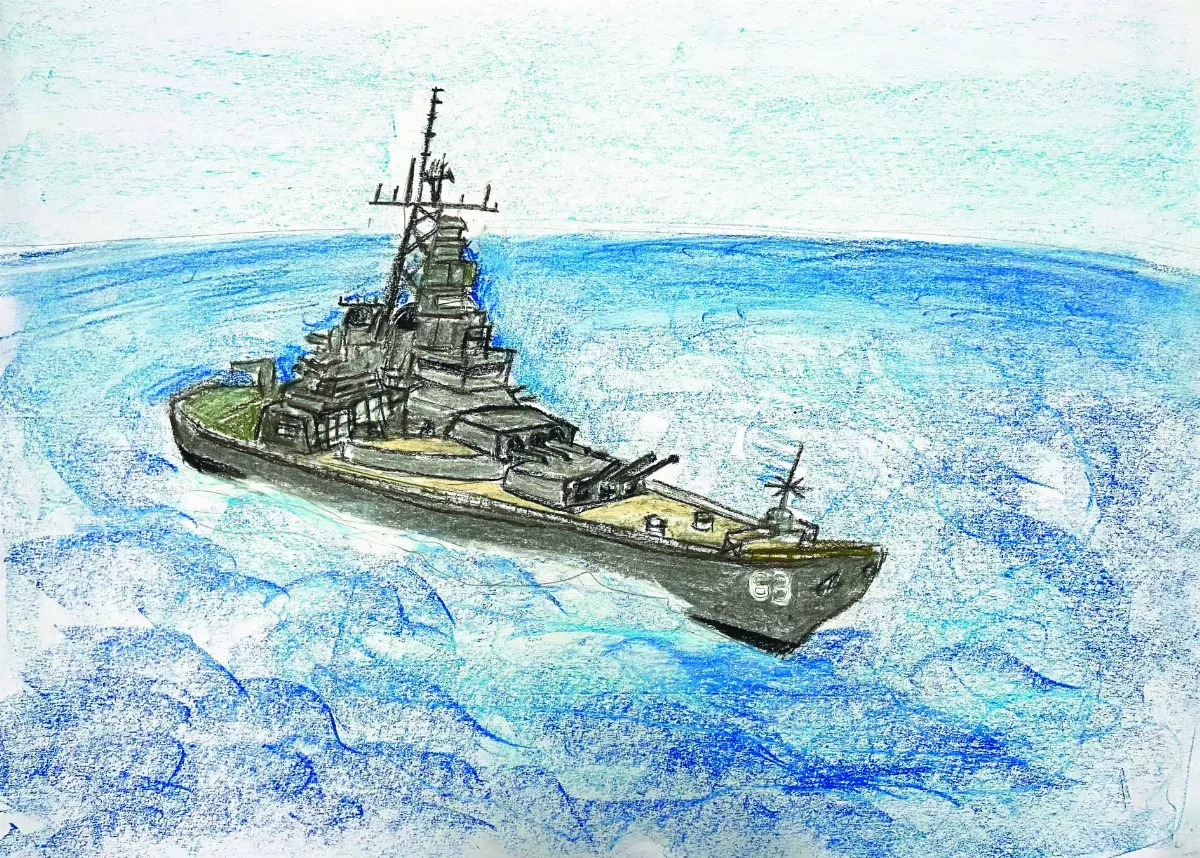 【快樂塗鴉簿】 海上艦艇 
