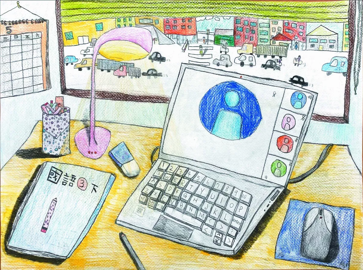 【快樂塗鴉簿】我的書桌