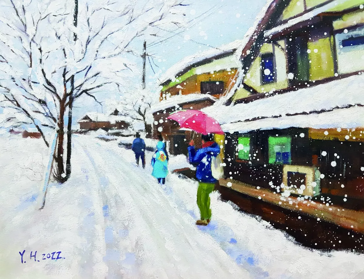 【詩】追雪