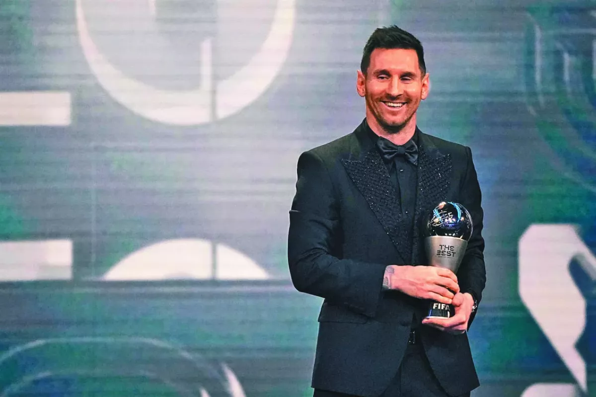 梅西  7度膺選FIFA最佳男將