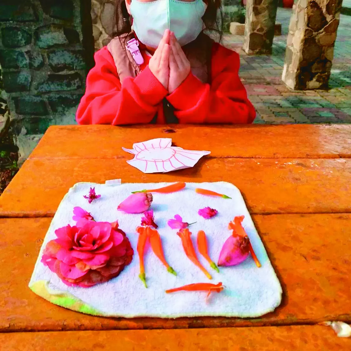 【祖孫心世界】 花與太陽的祝福