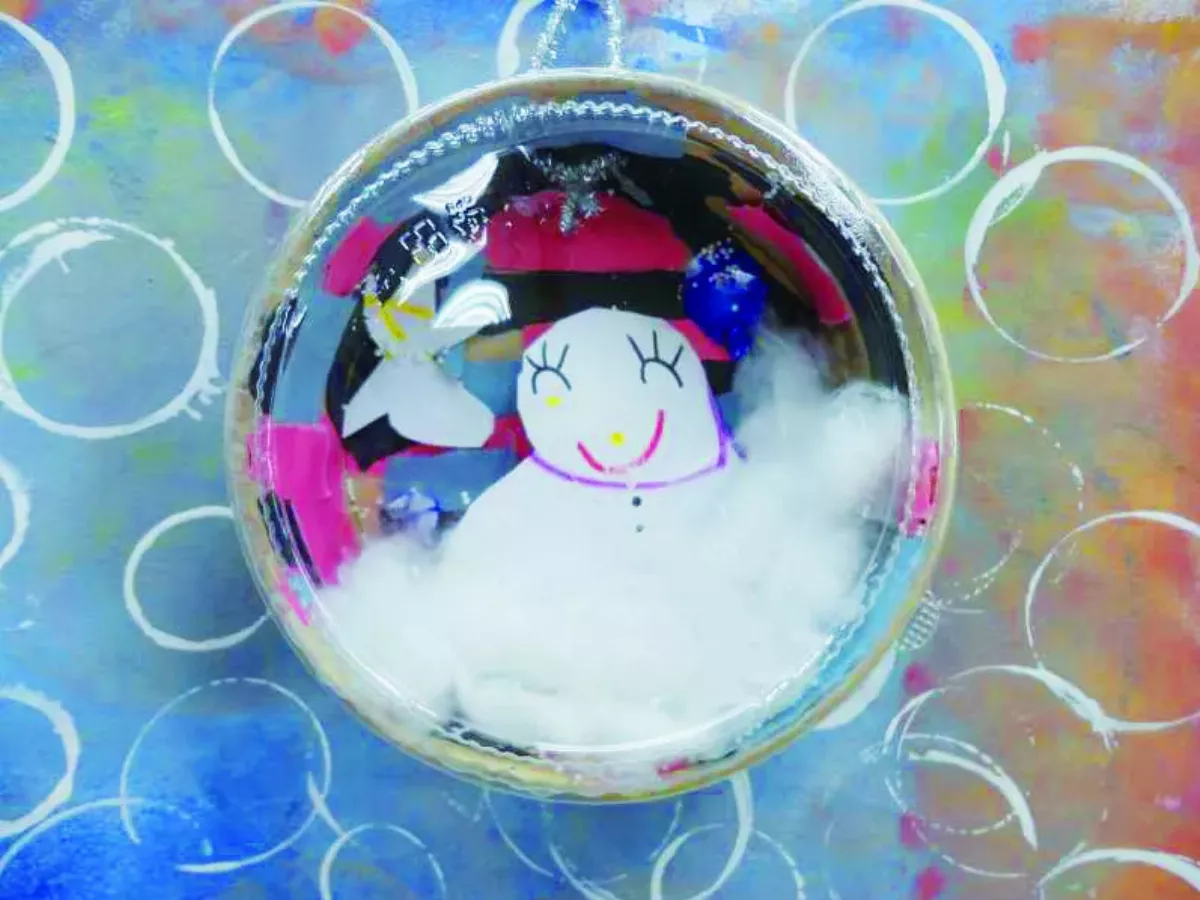 【快樂塗鴉簿】可愛小雪人