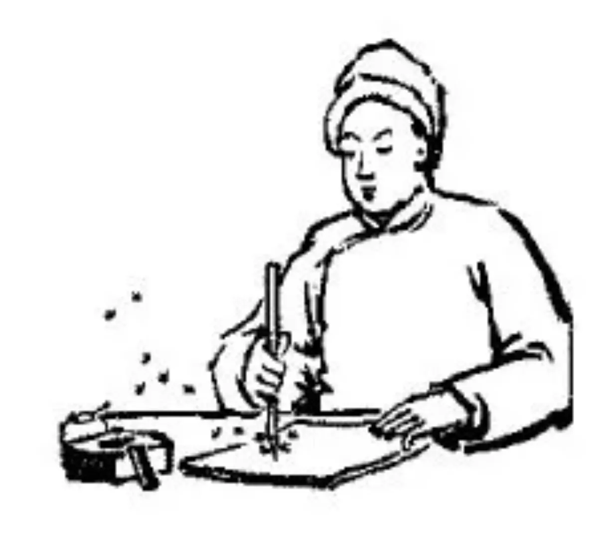 【護生畫集】蠅集筆端