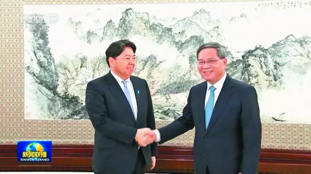 李強晤林芳正 籲中日加強對話