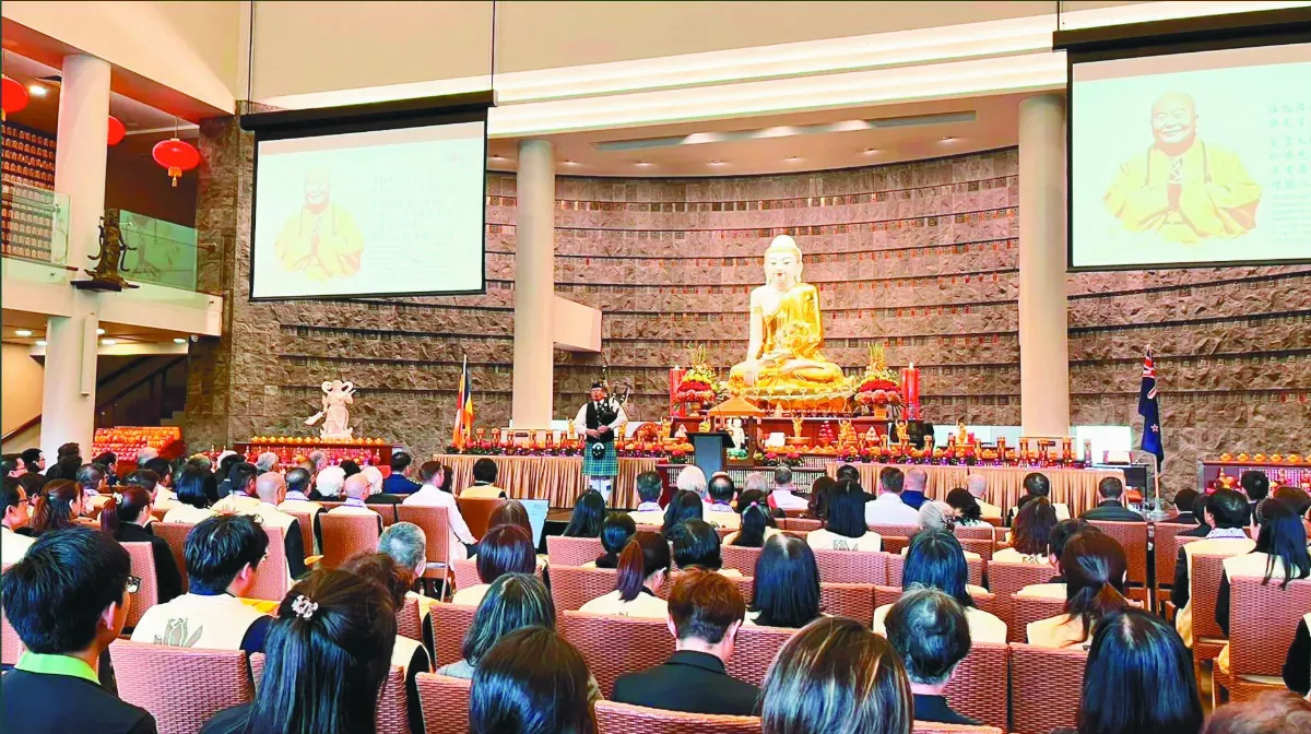 佛誕祈福 紐佛光人追思星雲大師