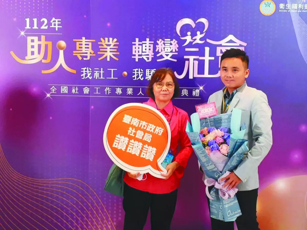 弱勢嬤親筆寫感謝  社工化感動為動力