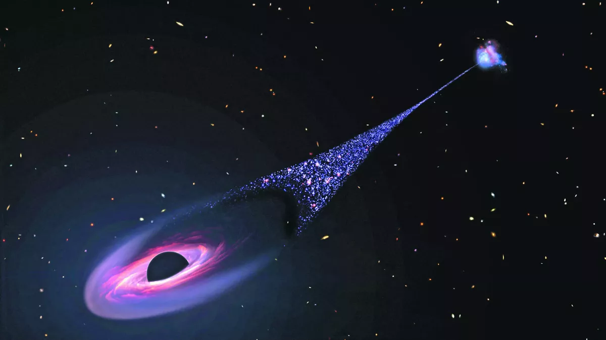 首見狂奔黑洞 催生出全新恆星