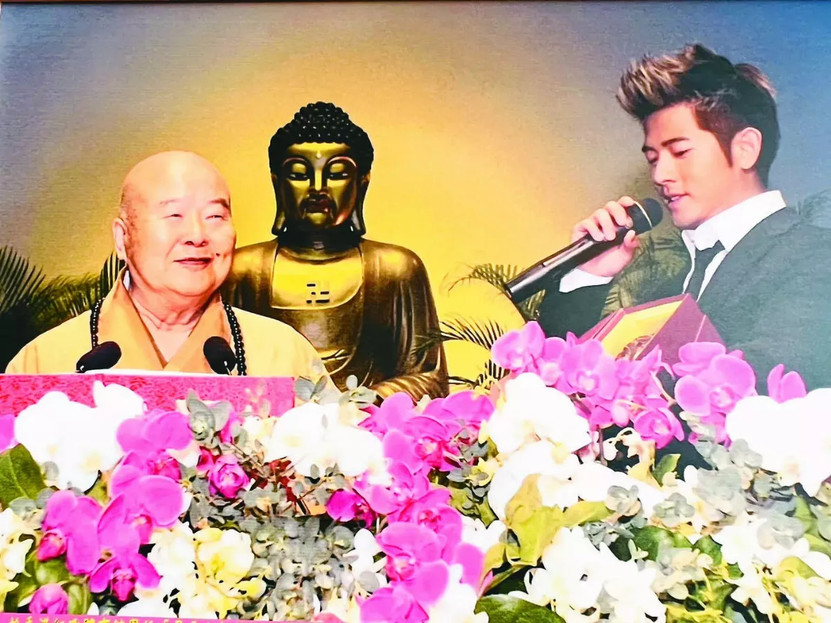 郭富城親赴佛光山 追悼星雲大師