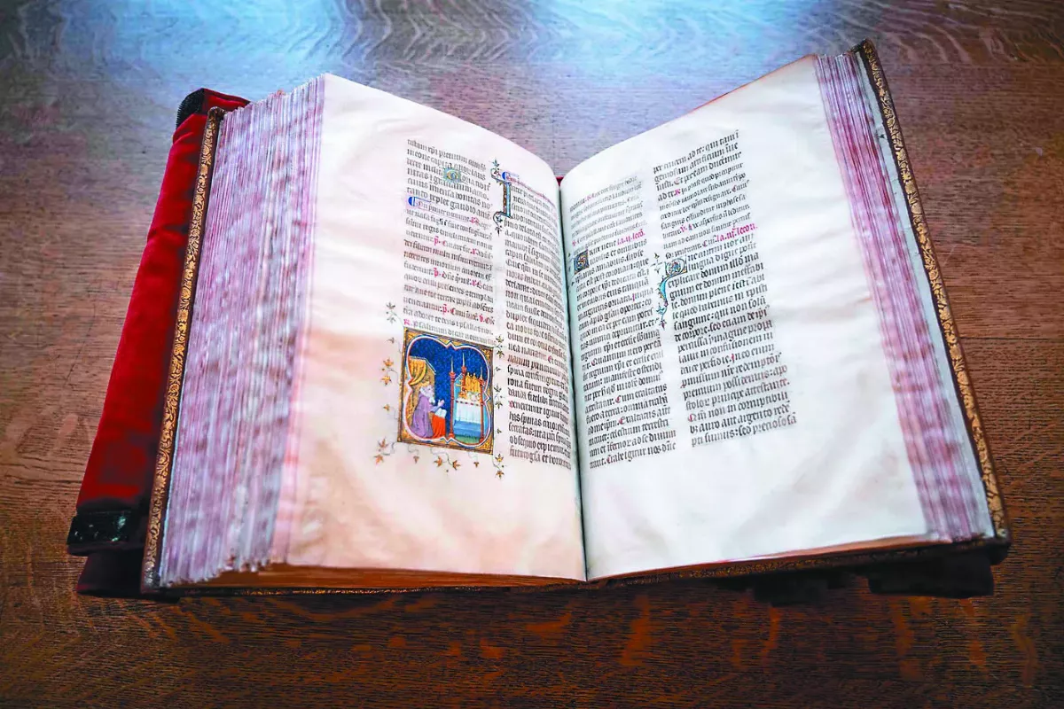 14世紀法王祈禱書