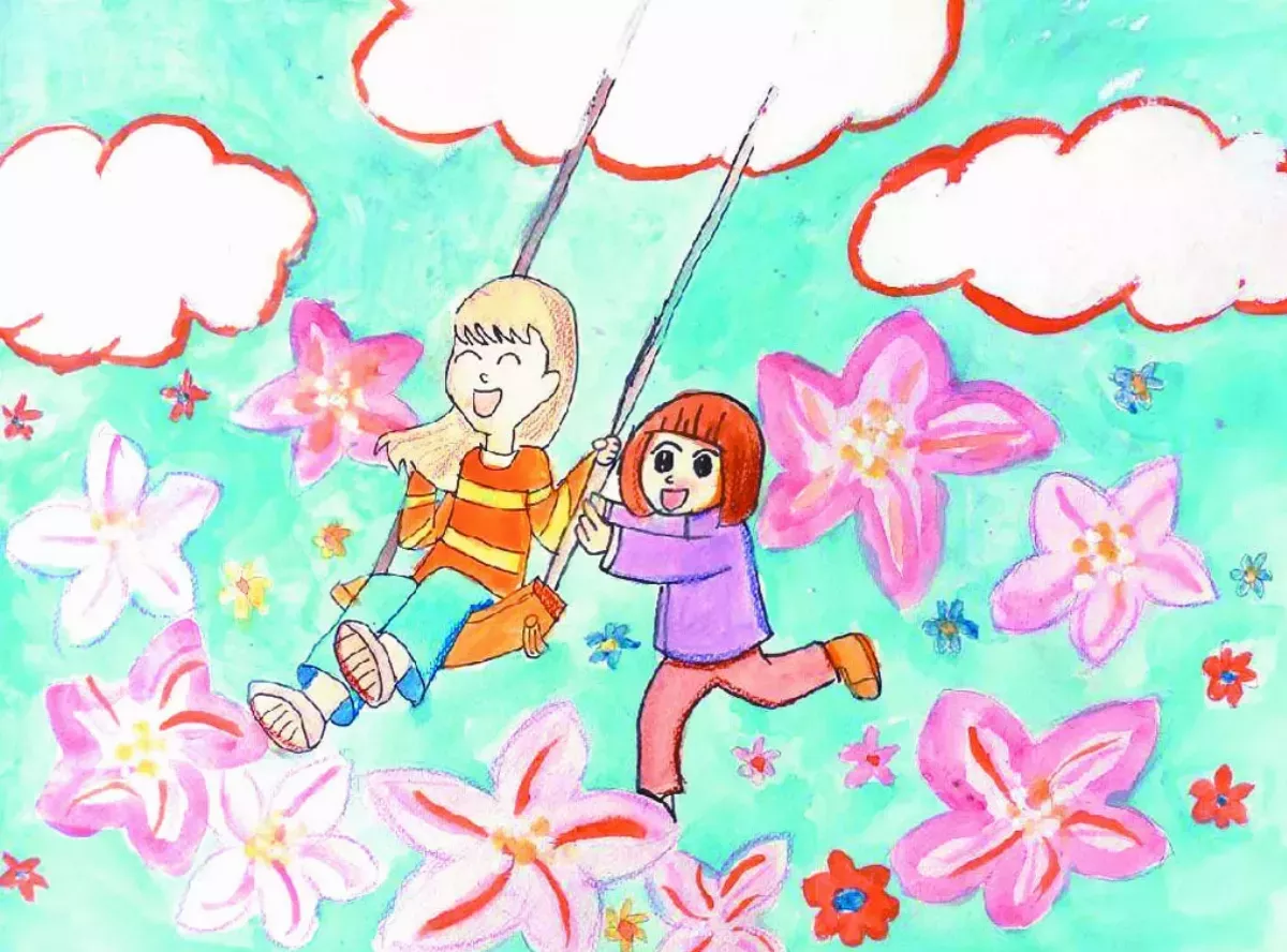 【快樂塗鴉簿】在雲端上玩耍