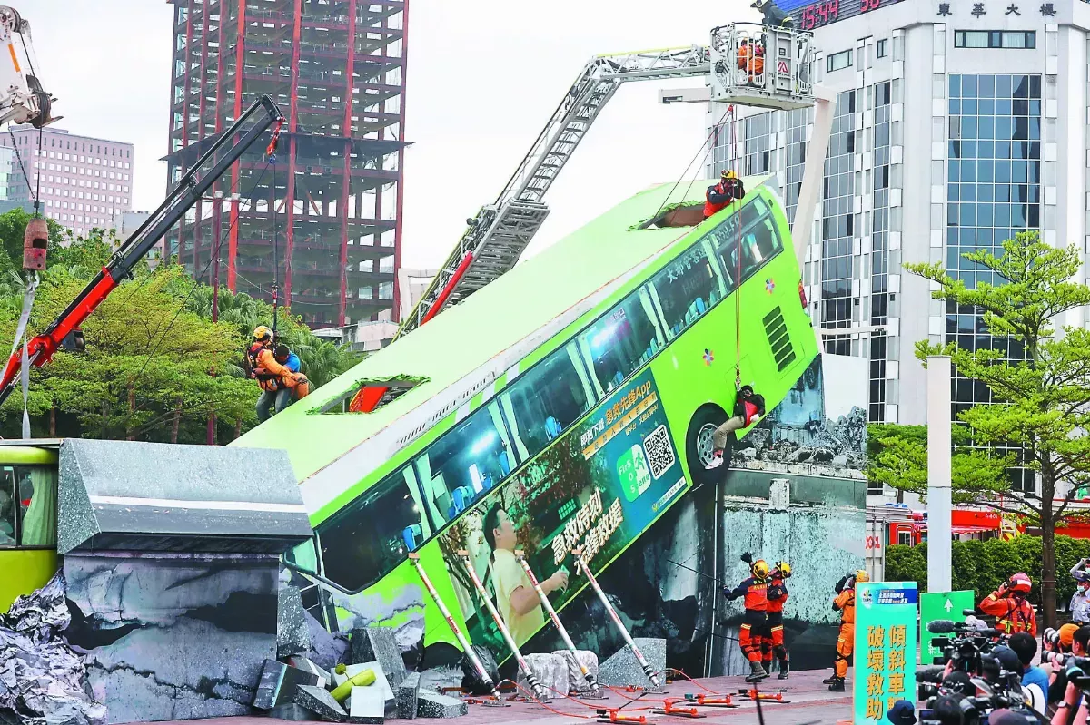台北民安演習 模擬戰時救災
