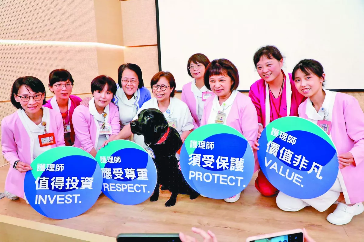 治療犬Oba 北榮安寧照護一員