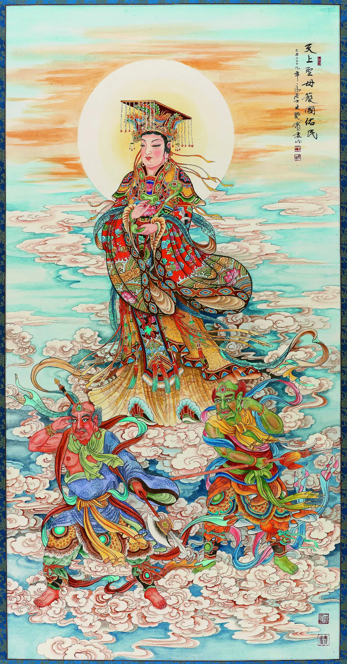 【寬鼎畫語】天上聖母護國佑民   