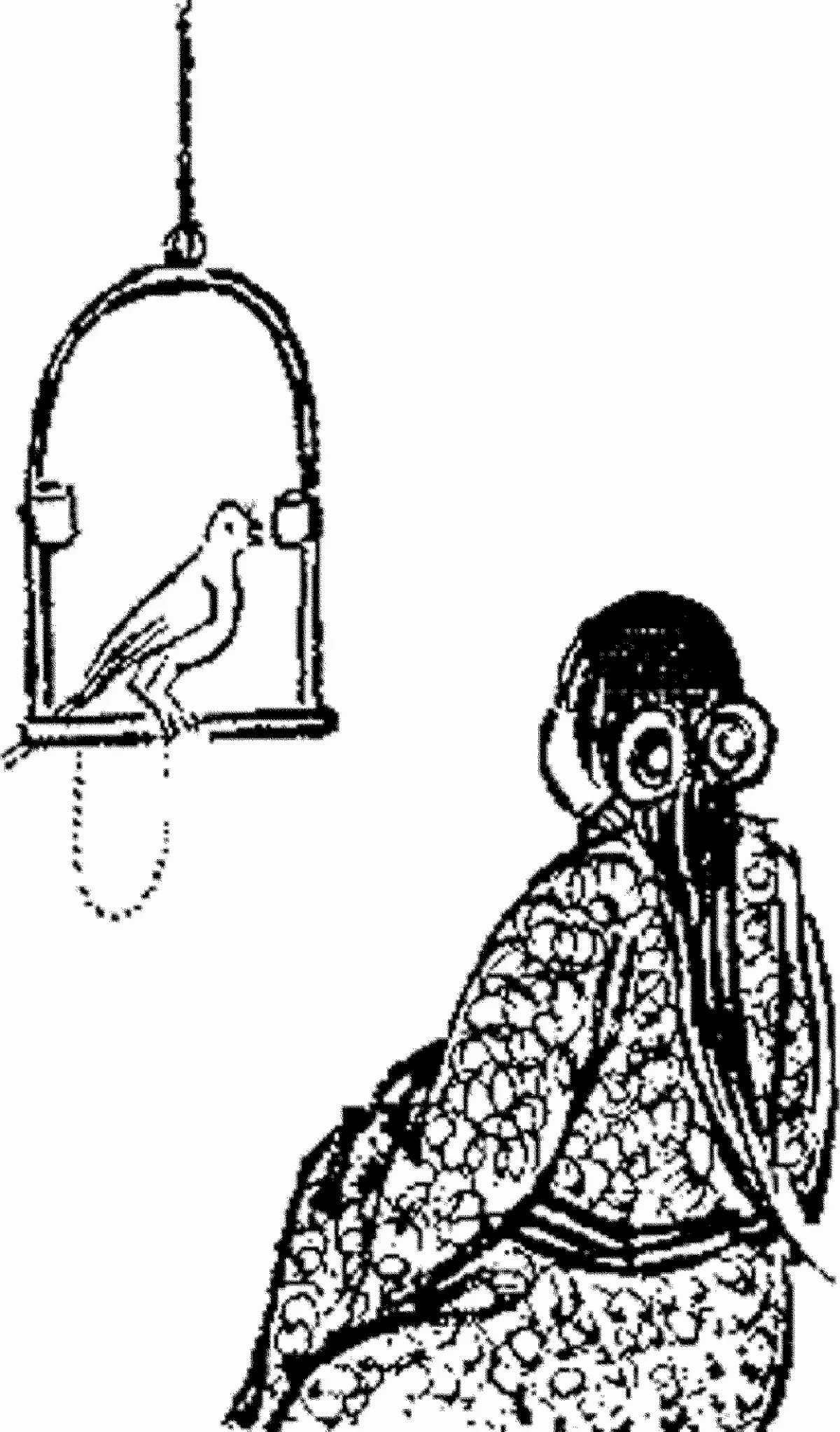 【護生畫集】鸚鵡和歌