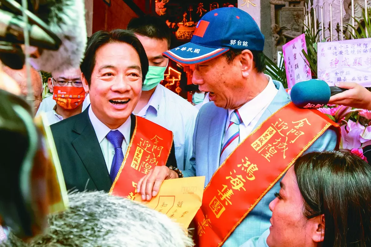 賴郭柯訪金門 發表兩岸論述