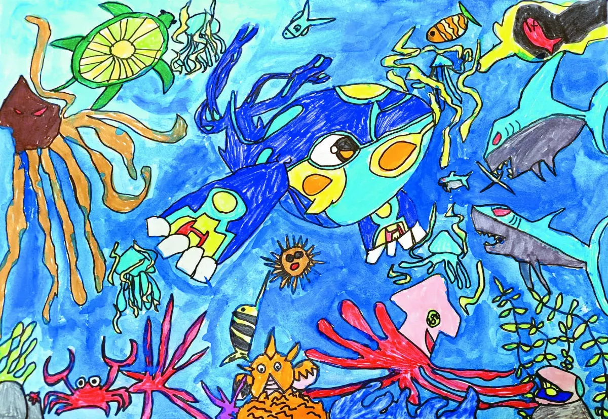 【快樂塗鴉簿】海底世界
