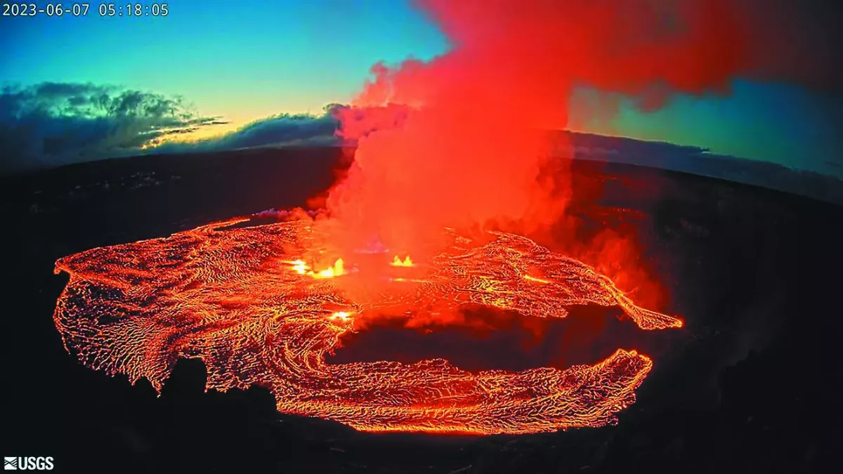 休眠3個月 夏威夷基拉韋厄火山又爆發