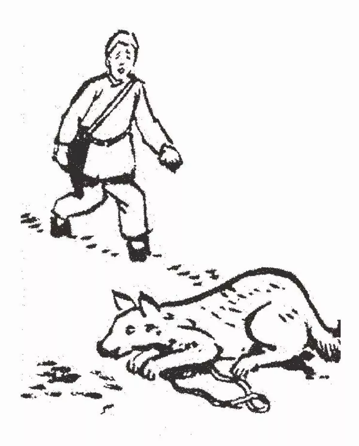 【護生畫集】犬忠於主