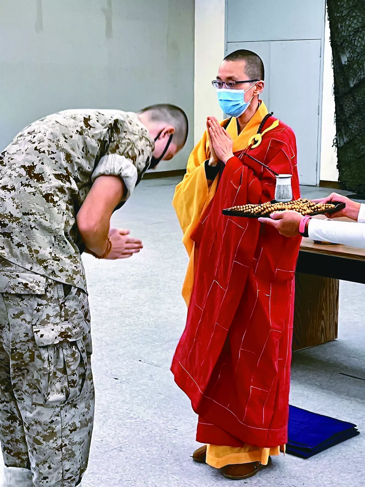 美軍陸戰隊募兵  皈依三寶