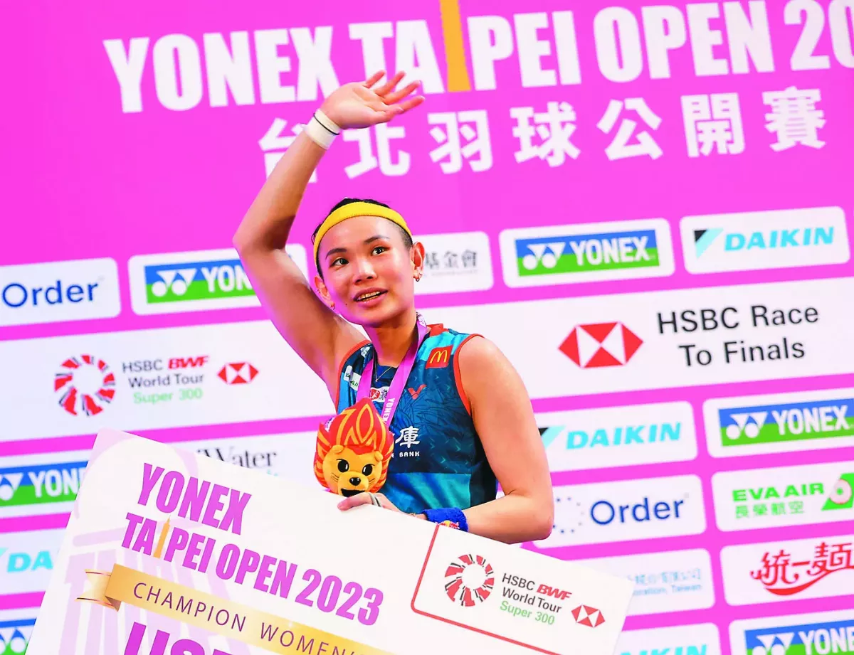 台北羽賽奪 5 冠 小戴創紀錄 