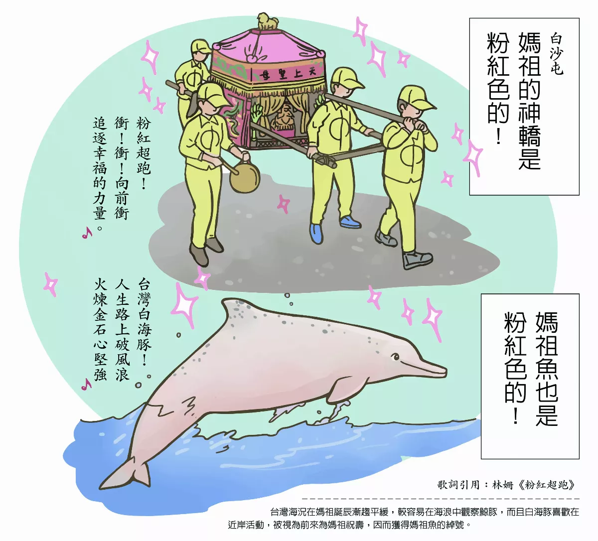 【玉子手札】 白海豚 人稱媽祖魚