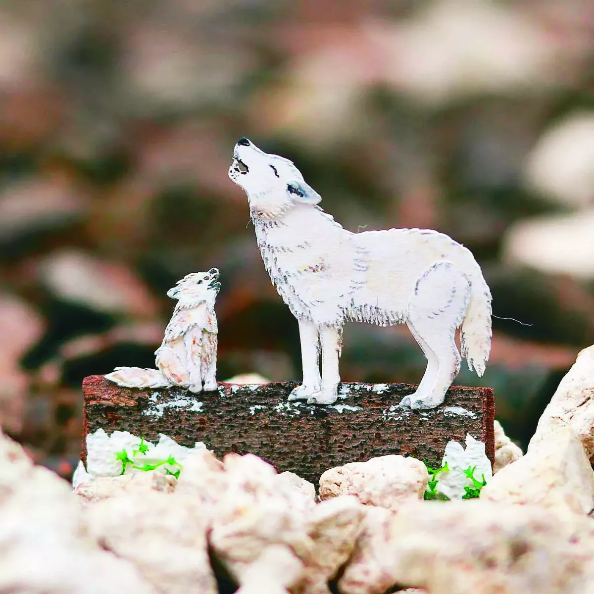 微型紙雕 野生動物躍指尖