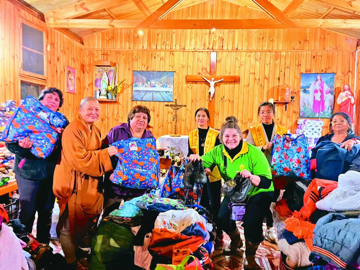 智利豪雨成災  佛光人捐助熱食、物資