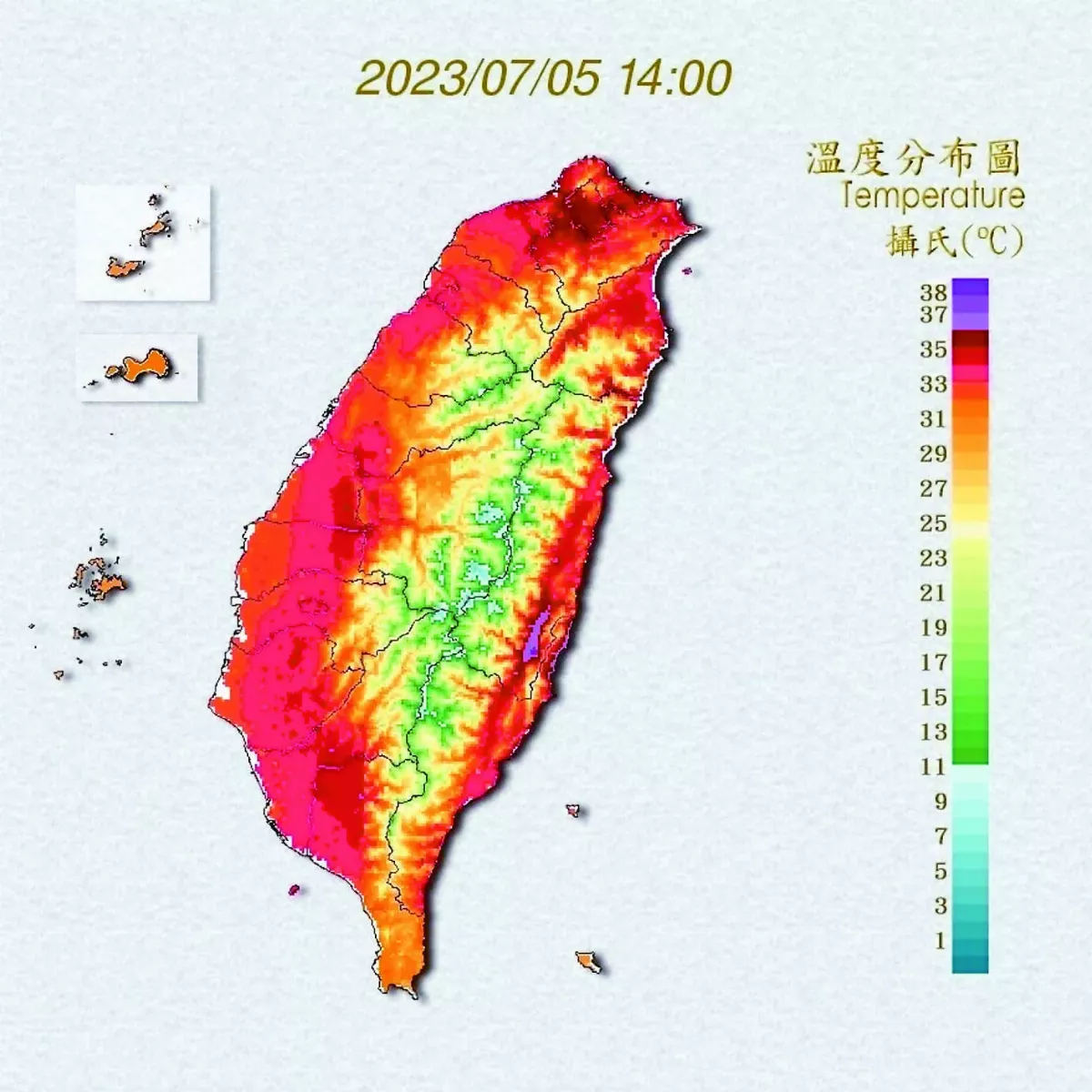 連2天刷新紀錄 7月4日 全球均溫 17.18 ℃  史上最熱