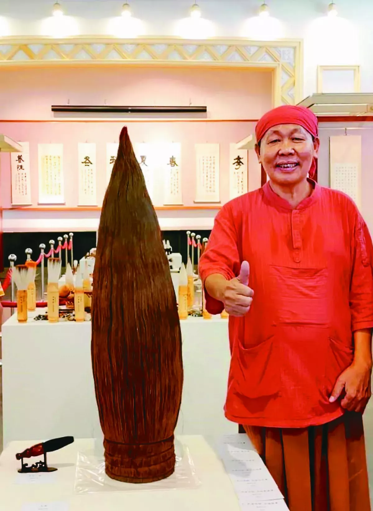 一生製筆人陳景聰  展示百件收藏