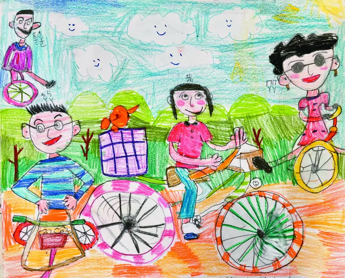 【快樂塗鴉簿】騎車樂融融 