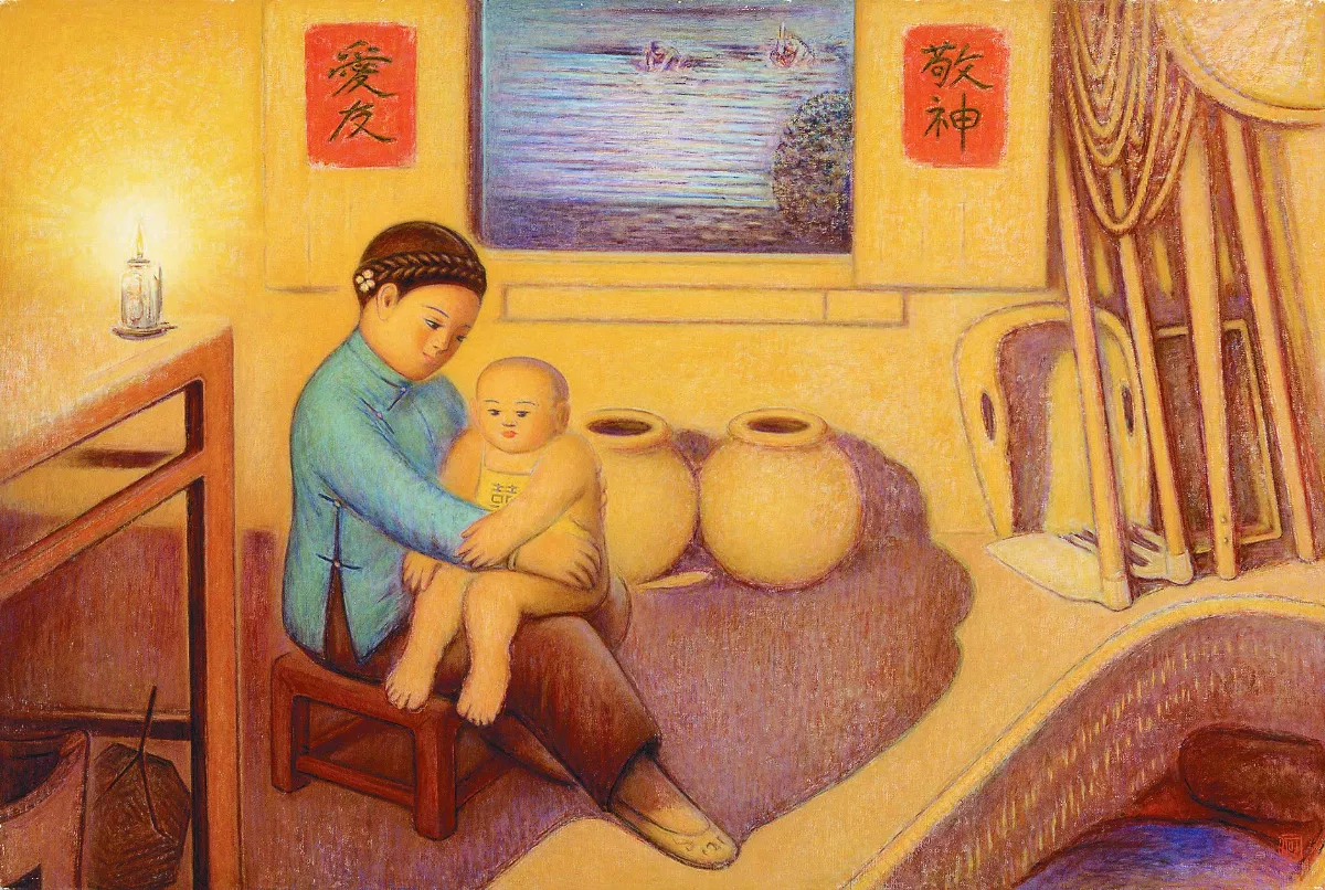 何德來回顧展  揭開畫後詩祕密