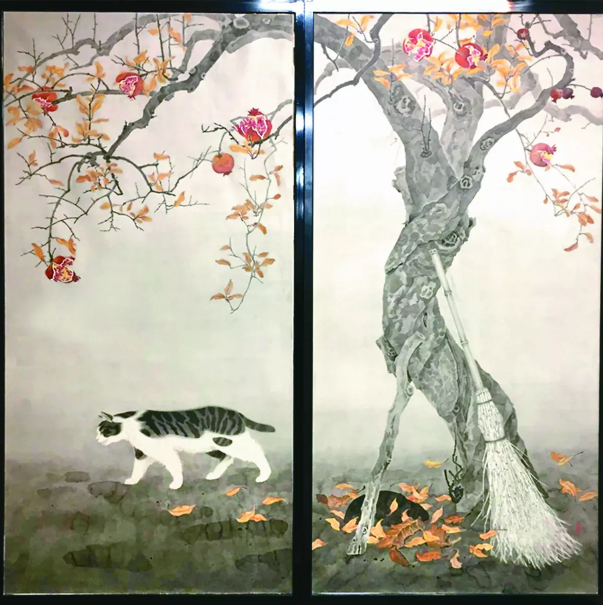 【空色 青柳玲子水墨畫展】流浪