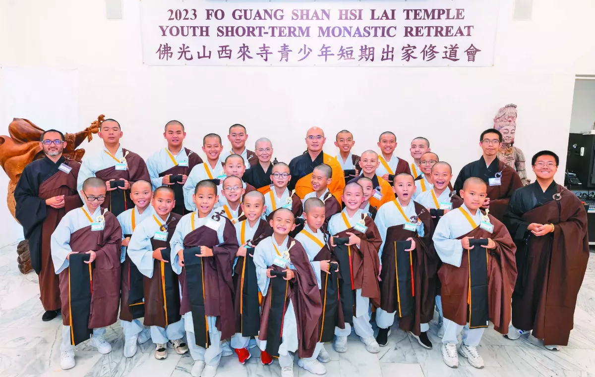 北美短期出家 青少年植出世善因