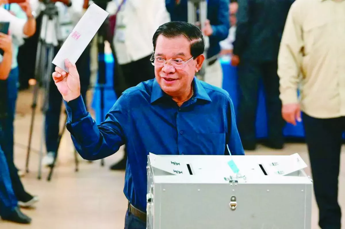 柬埔寨大選 洪森穩贏謀交棒兒子