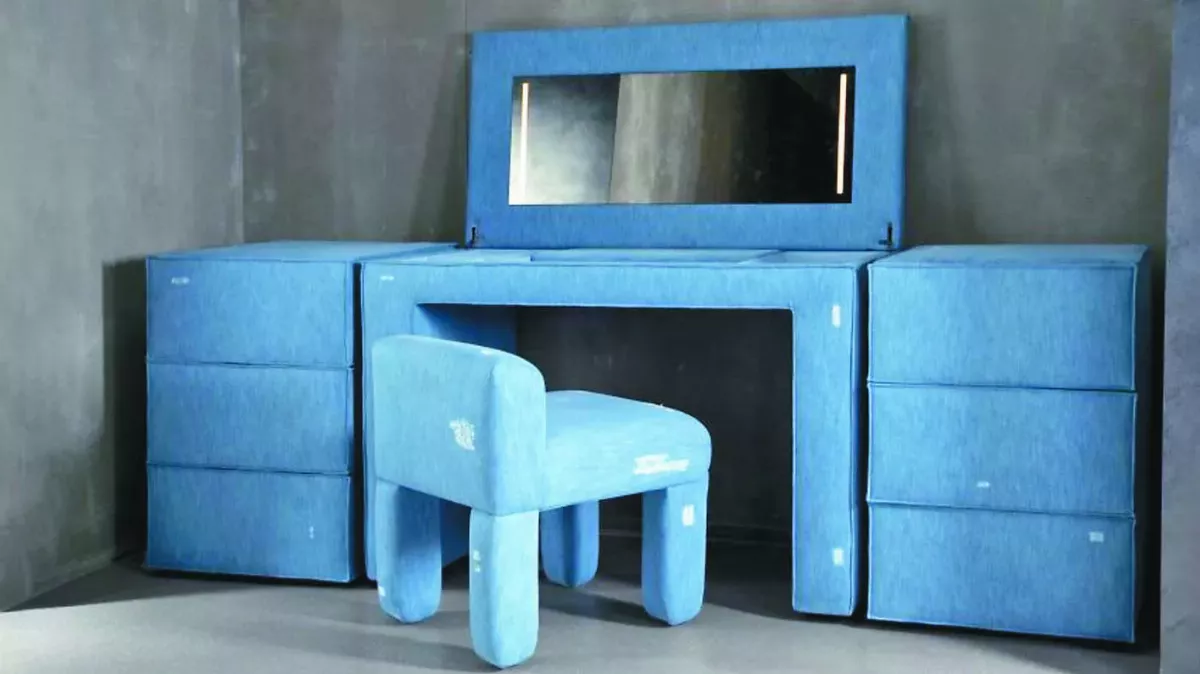 8000條廢牛仔褲 變遊民睡袋